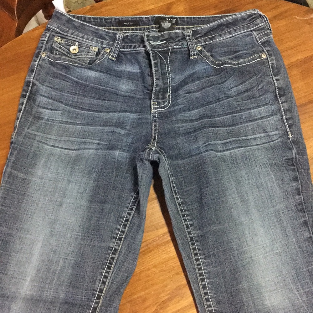Dark blue jeans